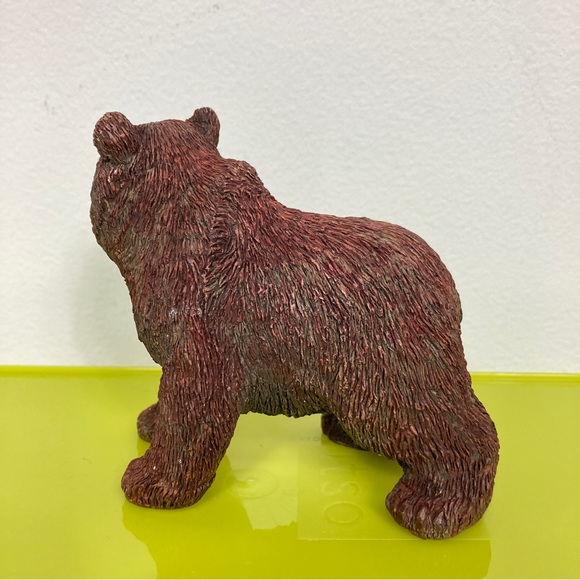 Ceramic Brown Grizzly Bear Figurine - Picture 5 of 7